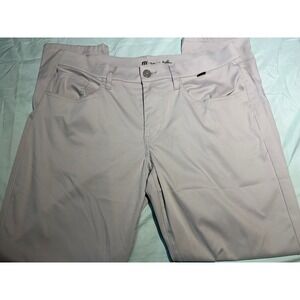 TravisMathew Mens Golf Pants Light Grey 5-Pocket Performance Trousers Size 32